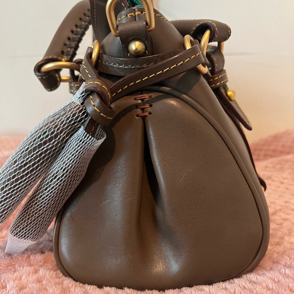 Dooney & Bourke Florentine Leather Satchel - mini - Picture 3 of 12